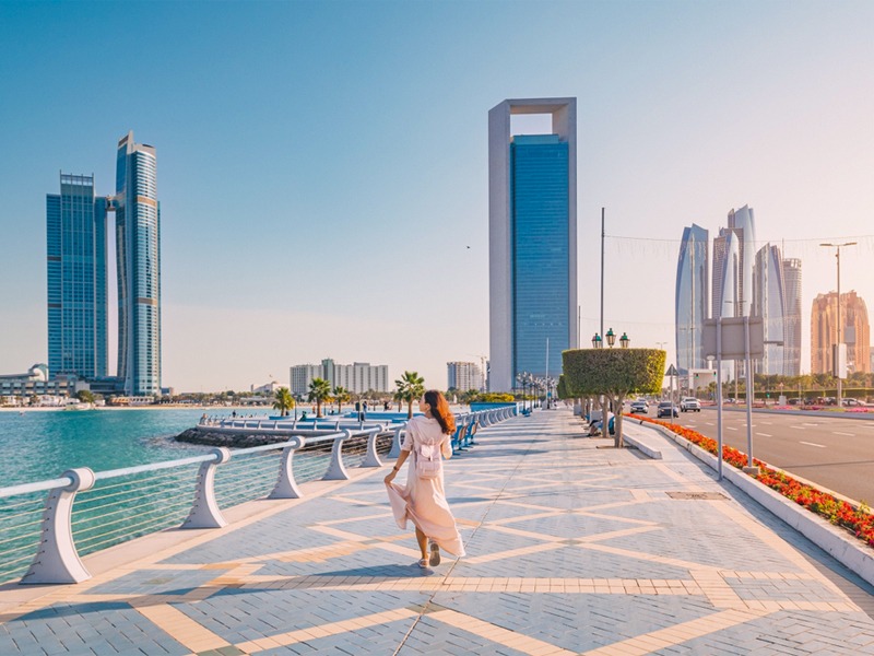 Breathtaking View of Abu Dhabi City on a Tour