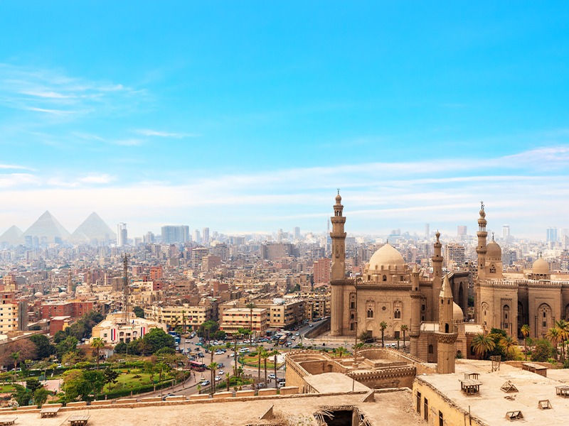 Stunning View of Cairo, Egypt - Includes Famous Landmarks and Lively Atmosphere